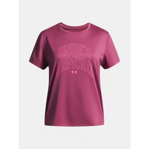  Mädchen-T-Shirt UNDER ARMOUR TECH VARSITY GRAPHIC SS 6007917-659 ROT 