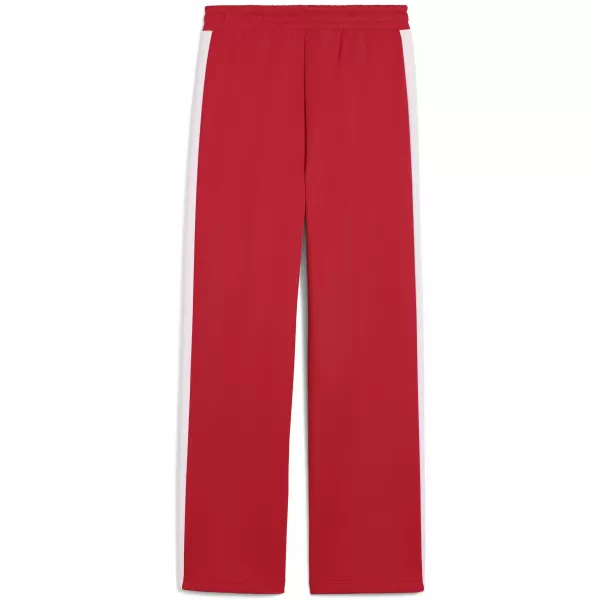 Damen-Jogginghose PUMA T7 ALWAYS ON STRAIGHT TRACK PANTS OP 62979711 FÜR ALLE ZEITEN ROT 
