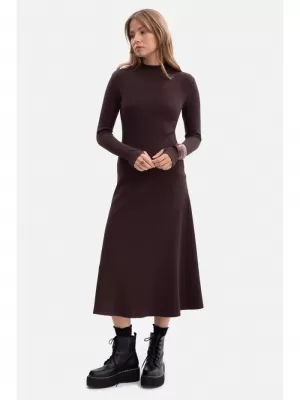 Kleid BEWEAR B299 DUNKLE SCHOKOLADE