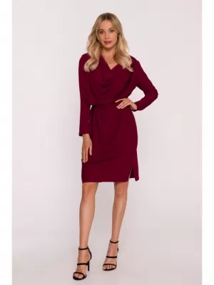 Kleid STYLOVE S428 KASTANIENBRAUN