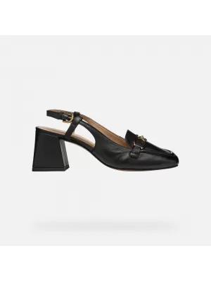 Damenschuhe mit Absatz GEOX CORONILLA SCHWARZ