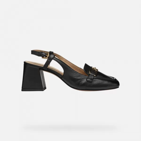 Damenschuhe mit Absatz GEOX CORONILLA SCHWARZ 