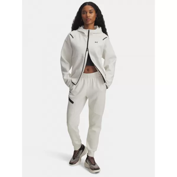  Damen-Sweatshirt UNDER ARMOUR UNSTOPPABLE FLEECE FZ 1379842-110 WEIß 