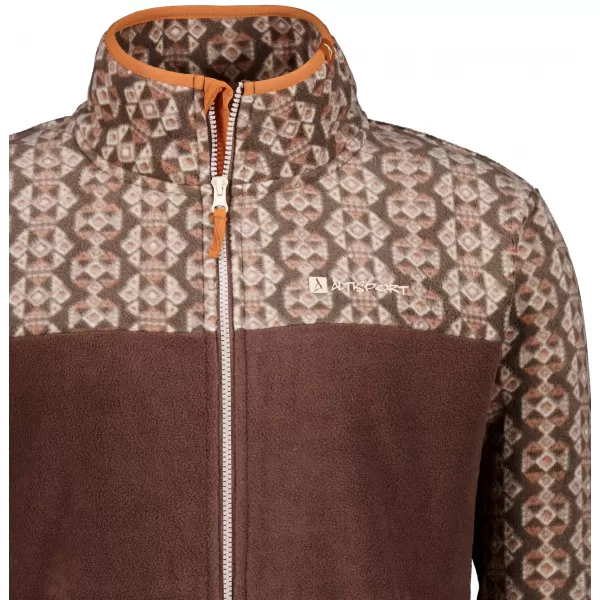  Fleece-Sweatshirt für Herren ALTISPORT GAMEL BRAUN 