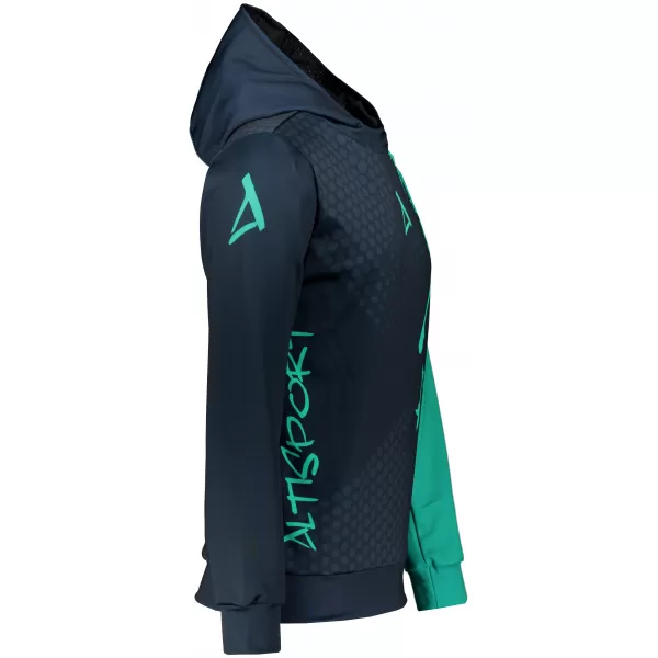  Funktionaler Sweatshirt -Premium von Männern ALTISPORT VOJ/ALM112MI01 SCHWARZ-TYRKYS 