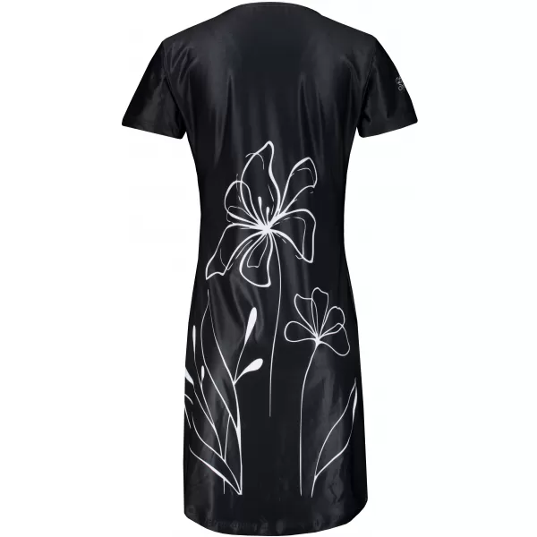  Damen erweitert T -Shirt Premium ALTISPORT VOJ/ALW075SAT02 SCHWARZ 