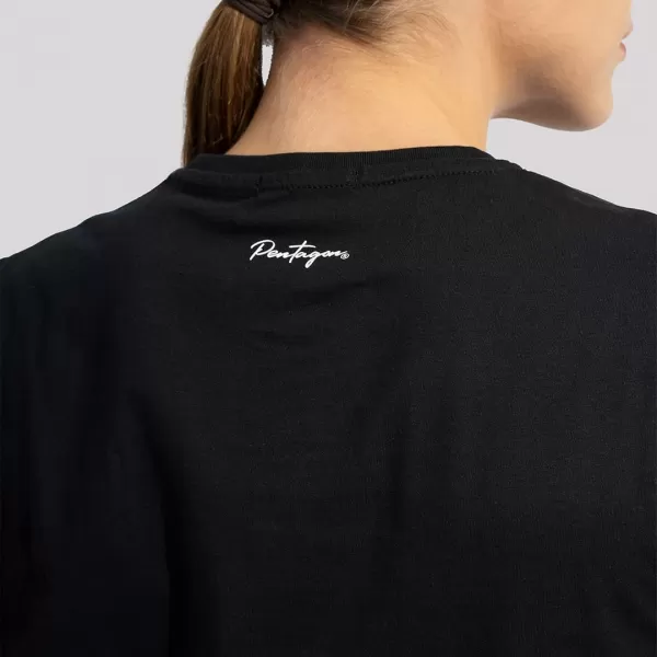  Damen-T-Shirt PENTAGON WHISPER WOMENS TEE BLANK OFF K09044 SCHWARZ 