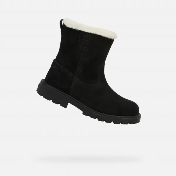 Winterstiefel für Mädchen GEOX SHAYLAX WPF J46EYA00022C9999 SCHWARZ 