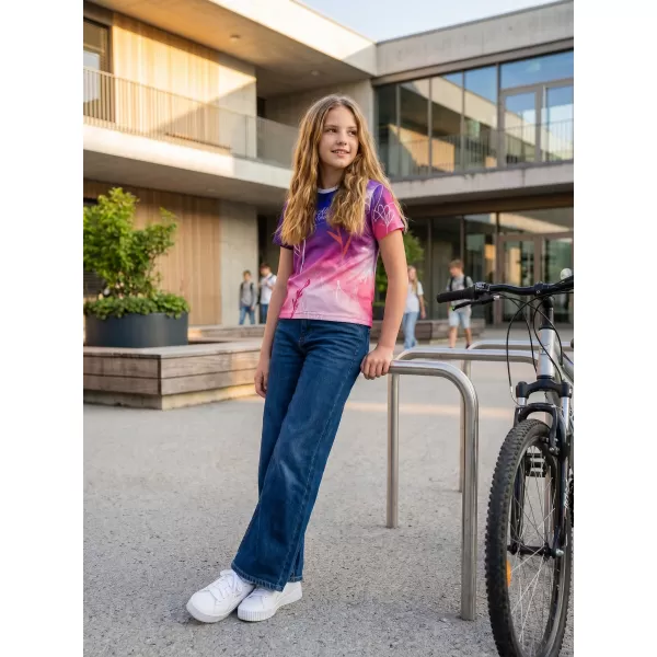  Funktionaler t -Shirt -Prämie von Kindern ALTISPORT VOJ/ALK083TR01 LILA 