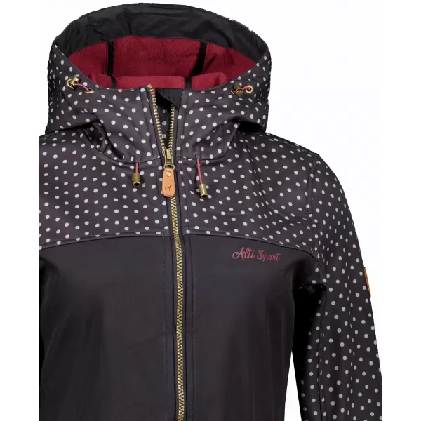 Frauen -Softshelljacke für Frauen ALTISPORT GEMEE SCHWARZ 