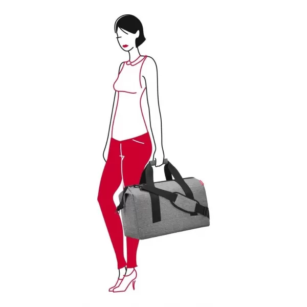  Tasche REISENTHEL ALLROUNDER L TWIST SILBER 