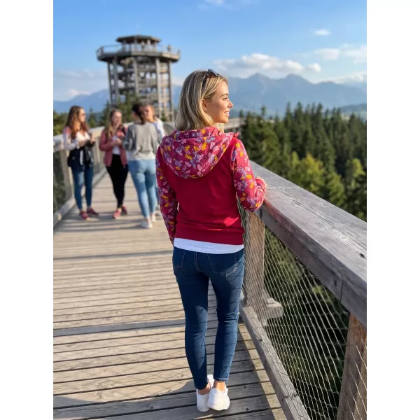  Damen-Sweatshirt ALTISPORT GALAH BURGUND 