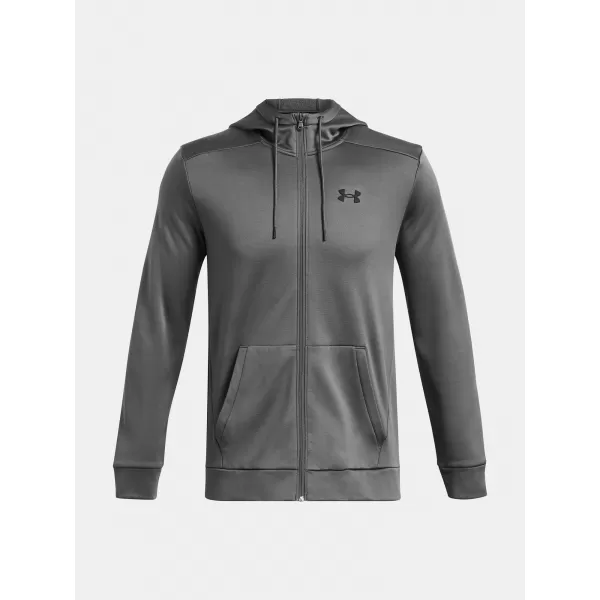  Herren-Sweatshirt UNDER ARMOUR UA ARMOUR FLEECE FZ HOODIE 1373357-025 GRAU 