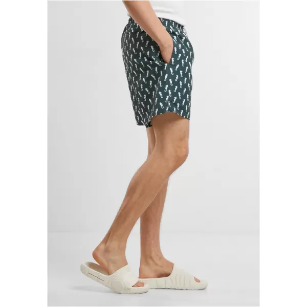  Badeshorts URBAN CLASSICS TB2679 DUNKELGRAUE MELANGE 
