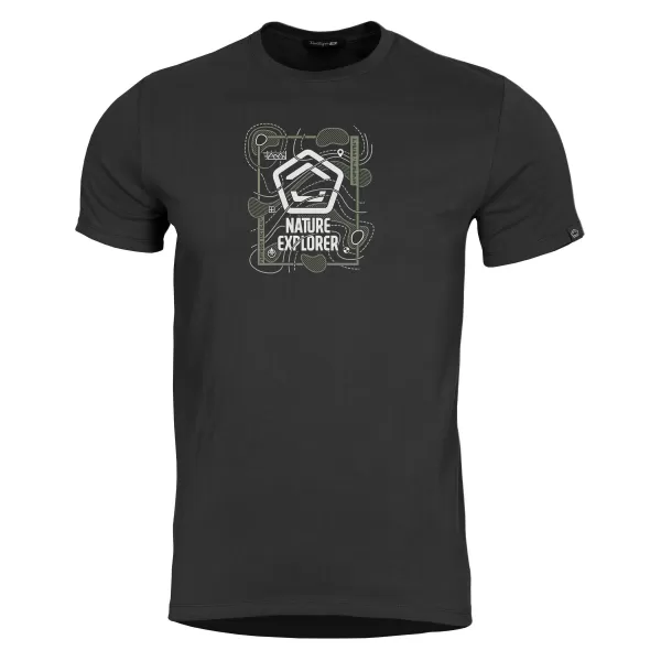  T-Shirt PENTAGON AGERON NATURE EXPLORER K09012 SCHWARZ 