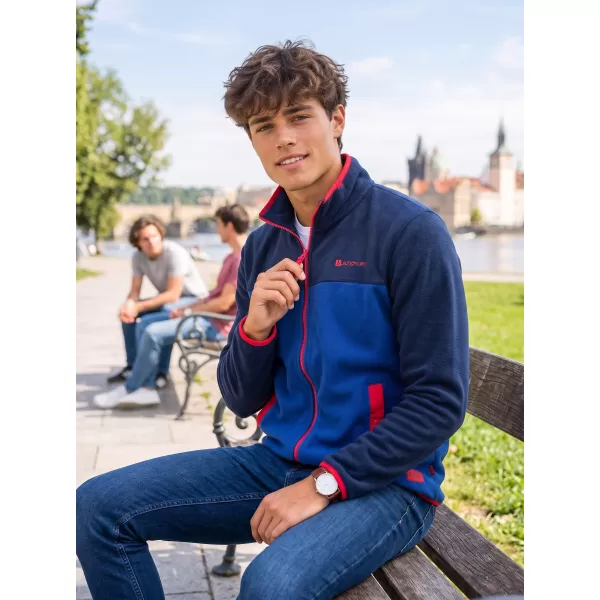  Fleece-Sweatshirt für Herren ALTISPORT GAMEL BLAU 
