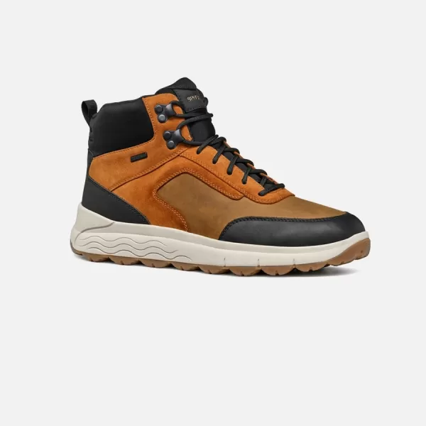 Herren-Stiefeletten GEOX SPHERICA 4X4 ABX BRAUN 