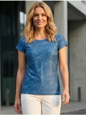 Damen Freizeitshirt Premium ALTISPORT VOJ/ALW084TR06 BLAU