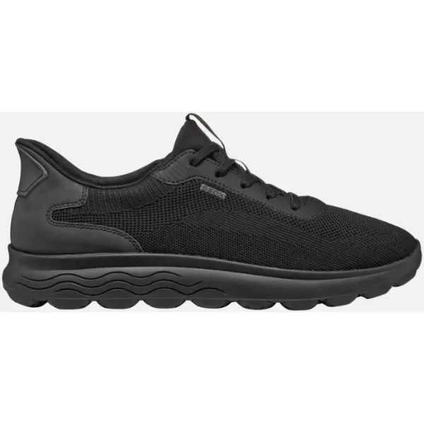  Herren-Sneaker GEOX SPHERICA PLUS SCHWARZ 