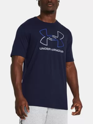 Herren-T-Shirt UNDER ARMOUR UA GL FOUNDATION UPDATE SS 1382915-410 BLAU