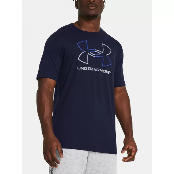  Herren-T-Shirt UNDER ARMOUR UA GL FOUNDATION UPDATE SS 1382915-410 BLAU 