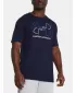 Herren-T-Shirt UNDER ARMOUR UA GL FOUNDATION UPDATE SS 1382915-410 BLAU