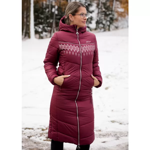  Damenmantel ALTISPORT GIULIA BURGUND 