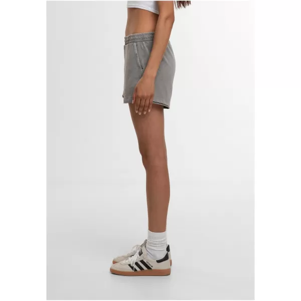  Damen-Shorts URBAN CLASSICS TB7470 STAHLGRAU 