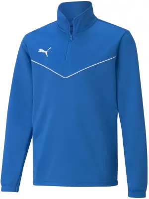 T -Shirt PUMA TEAMRISE 1/4 ZIP TOP JR 657395_02 ELEKTRISCHE BLAUE LIMONADE