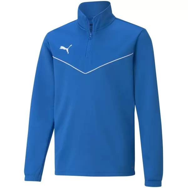  T -Shirt PUMA TEAMRISE 1/4 ZIP TOP JR 657395_02 ELEKTRISCHE BLAUE LIMONADE 