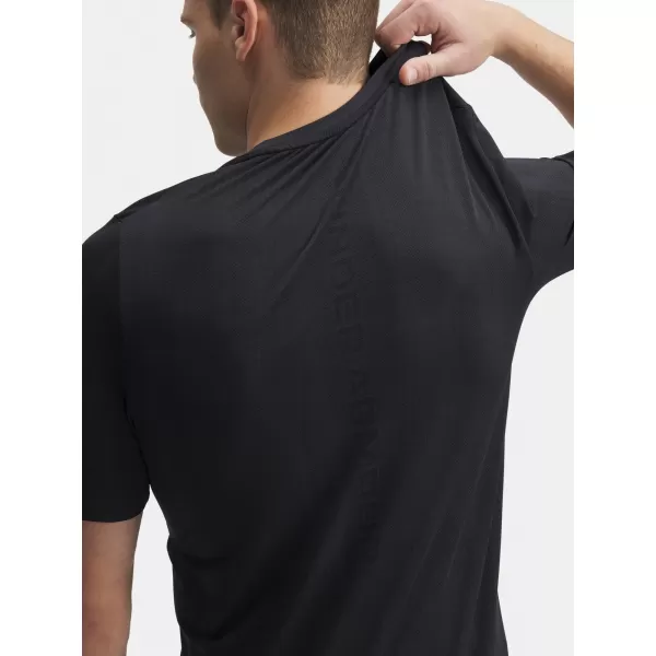  Herren-T-Shirt UNDER ARMOUR VANISH SEAMLESS NOVELTY SS 1388129-001 SCHWARZ 