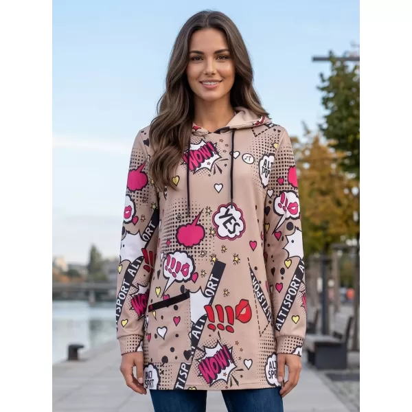  Damen-Sweatshirt ALTISPORT GITA BEIGE 