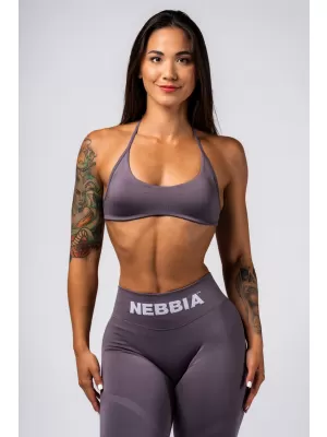 Nahtloser Lift-up-Sport-BH FLOW SEAMLESS 495 DARK GREY Nebbia