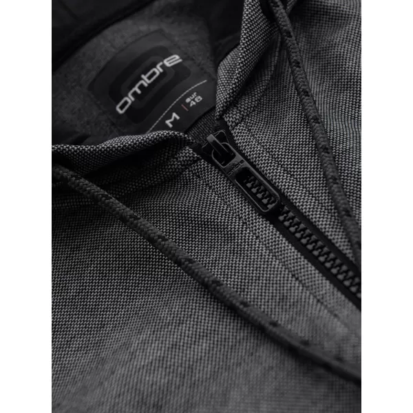  Herren -Sweatshirt OMBRE OM-SSZP-0210 SCHWARZ 