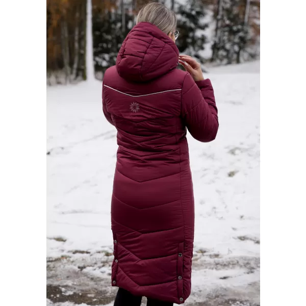  Damenmantel ALTISPORT GIULIA BURGUND 