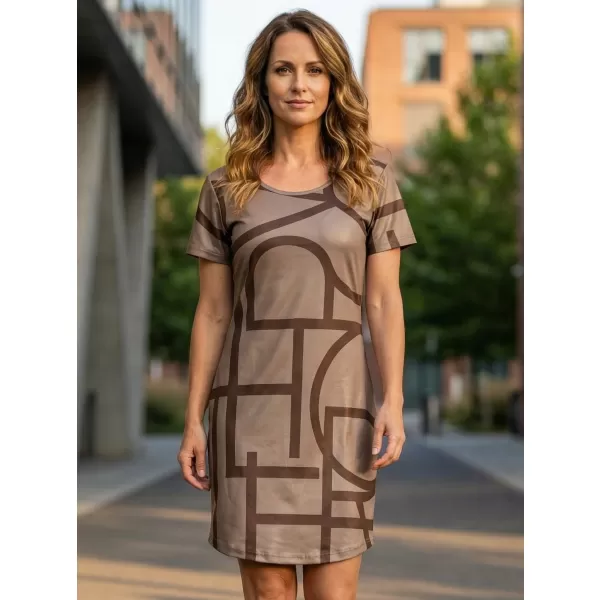  Damen erweitert T -Shirt Premium ALTISPORT VOJ/ALW085SAT02 DUNKELBRAUN 