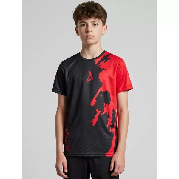  Funktionaler t -Shirt -Prämie von Kindern ALTISPORT VOJ/ALM112TR01 SCHWARZ 