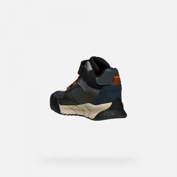  Stiefeletten für Jungen GEOX FLEXYPER PRO BOY B J56NBA0ME22C0033 DUNKELBLAU 