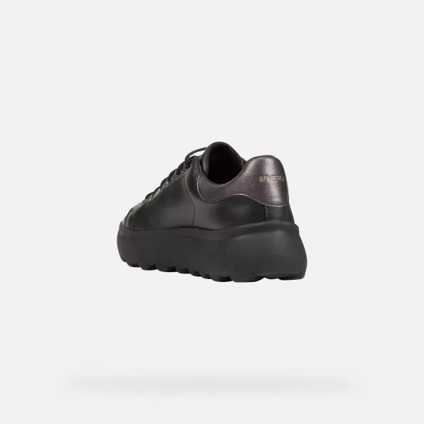  Damen-Sneaker GEOX SPHERICA EC4.1 G000584 SCHWARZ 