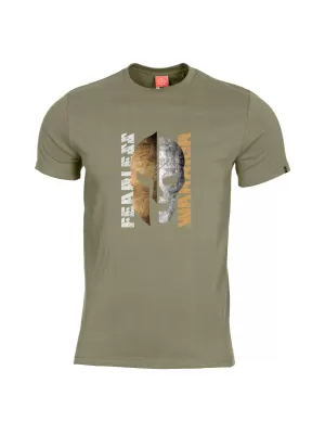 T-Shirt PENTAGON AGERON FEARLESS K09012 OLIVGRÜN