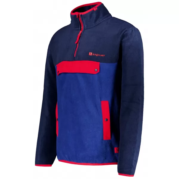  Fleece-Sweatshirt für Herren ALTISPORT GARM BLAU 