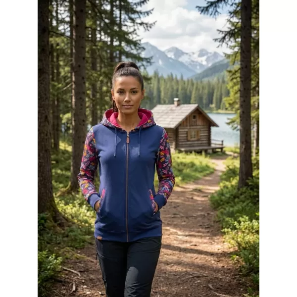  Damen-Sweatshirt ALTISPORT GALAH DUNKELBLAU 