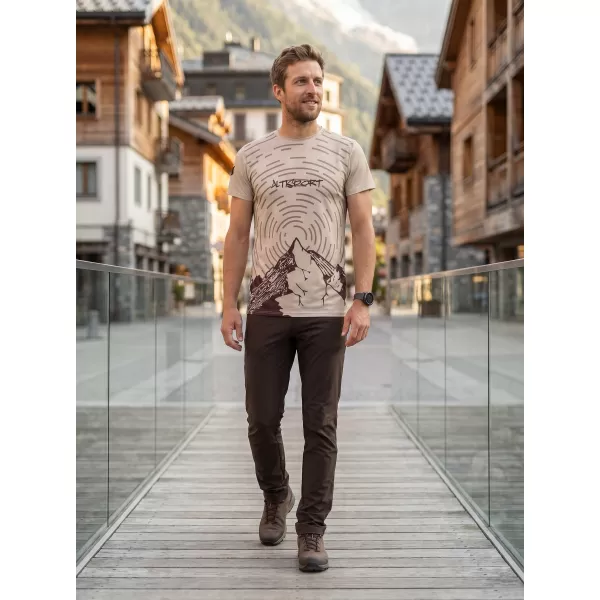  Herren Freizeithemd Premium ALTISPORT VOJ/ALM121TR06 BEIGE 