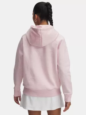 Damen-Sweatshirt UNDER ARMOUR UA RIVAL FLEECE HOODIE 1379500-648 ROSA