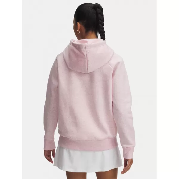  Damen-Sweatshirt UNDER ARMOUR UA RIVAL FLEECE HOODIE 1379500-648 ROSA 