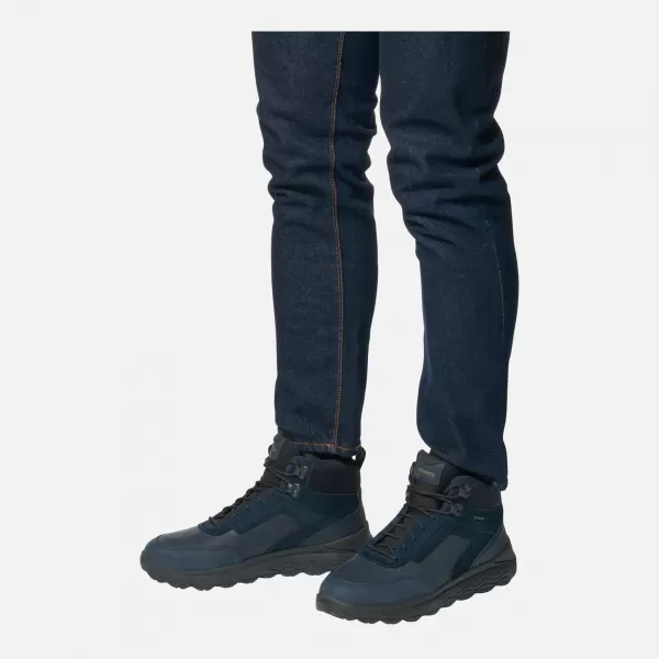  Herren-Stiefeletten GEOX SPHERICA 4X4 ABX G006729 DUNKELBLAU 