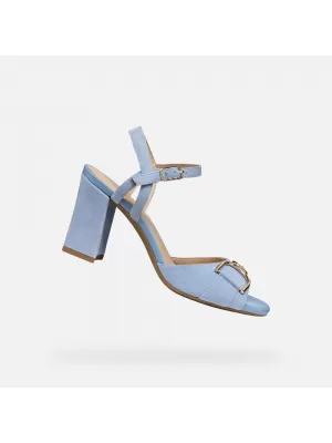 Damensandalen GEOX NEW ERAKLIA 80 HELLBLAU