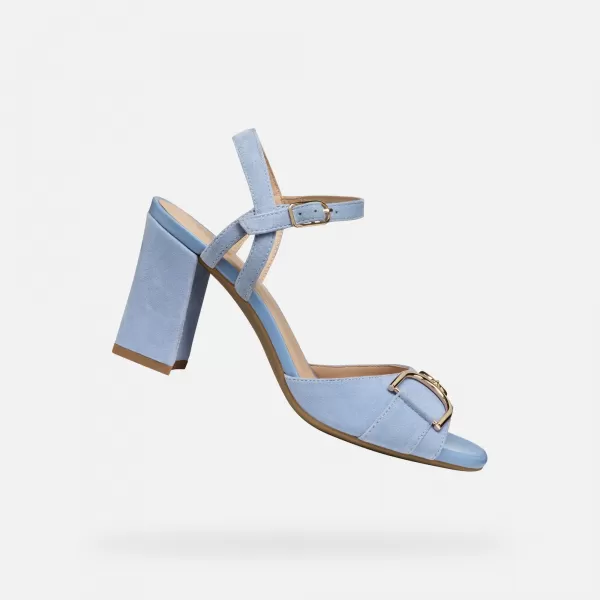  Damensandalen GEOX NEW ERAKLIA 80 HELLBLAU 