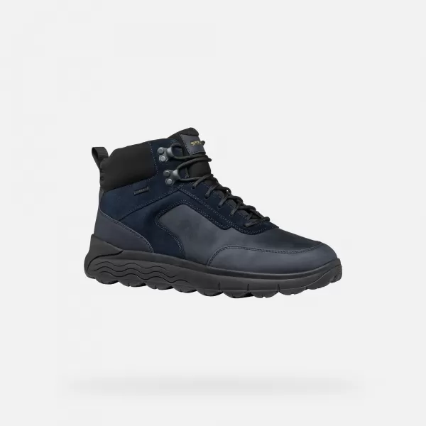  Herren-Stiefeletten GEOX SPHERICA 4X4 ABX DUNKELBLAU 