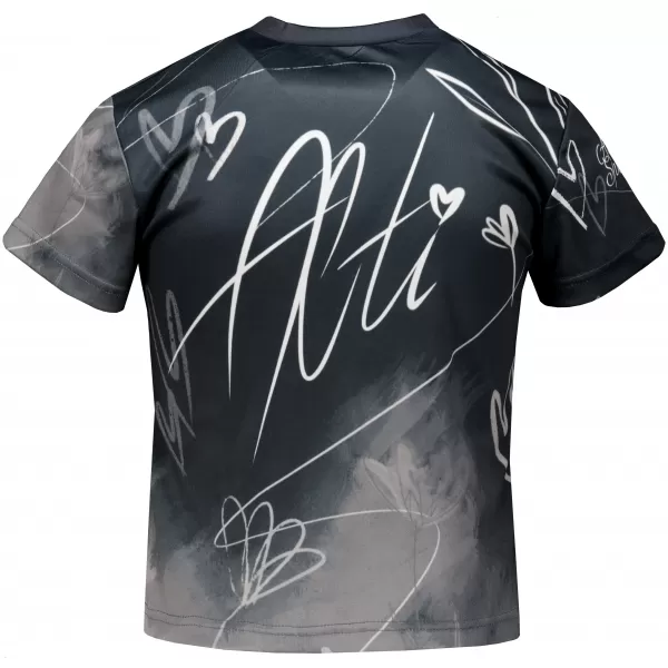  Funktionaler t -Shirt -Prämie von Kindern ALTISPORT VOJ/ALK083TR01 SCHWARZ UND WEIß 